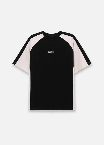 Áo Thun Tay Ngắn Boxy Mềm Mịn No Style M4 Đen Be - YaMe.vn