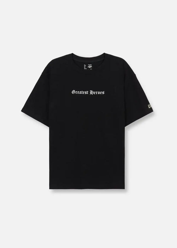 Áo Thun FlexFit™ Cotton Co Giãn Thoáng Mát "Greatest Heroes" The No Style 160 Màu Đen Dáng Rộng Rãi F4