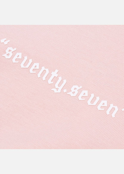 Áo Thun Cổ Tròn Tay Ngắn Áo Thun Seventy Seven 04 Hồng