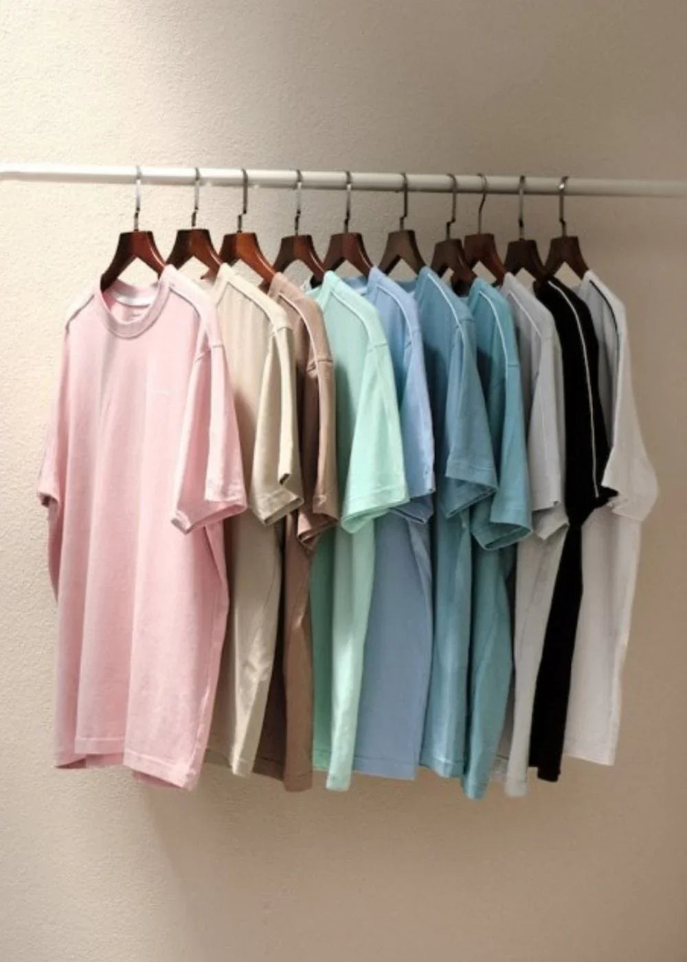 Áo Thun Cotton Line Art Co Giãn Seventy Seven 04 Xám Nhạt - YaMe.vn