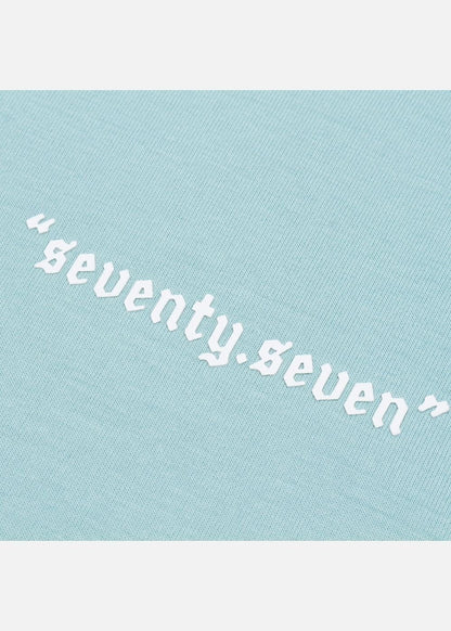 Áo Thun Cổ Tròn Tay Ngắn Áo Thun Seventy Seven 04 Xám Xanh