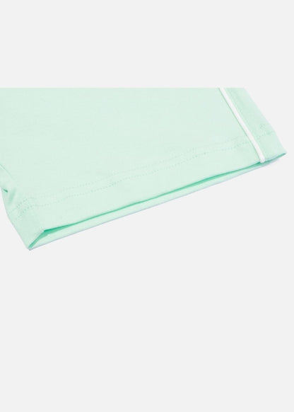 Áo Thun Cổ Tròn Tay Ngắn Áo Thun Seventy Seven 04 Xanh Đậu