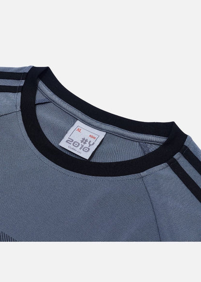 Áo Thun Cổ Tròn Tay Ngắn Áo Thun Seventy Seven 13 Xám