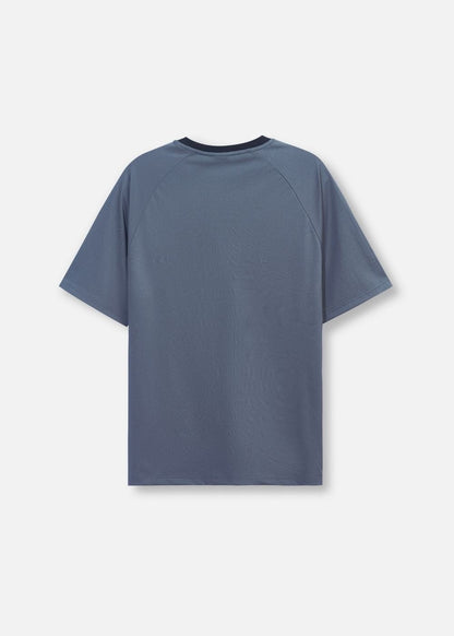Áo Thun Cổ Tròn Tay Ngắn Áo Thun Seventy Seven 13 Xám