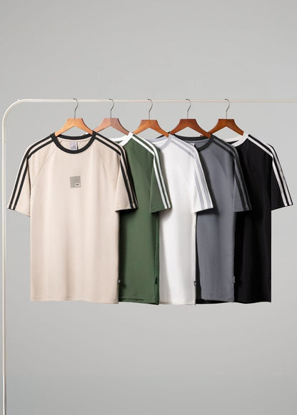 Áo Thun Cổ Tròn Tay Ngắn Áo Thun Seventy Seven 13 Xanh Rêu