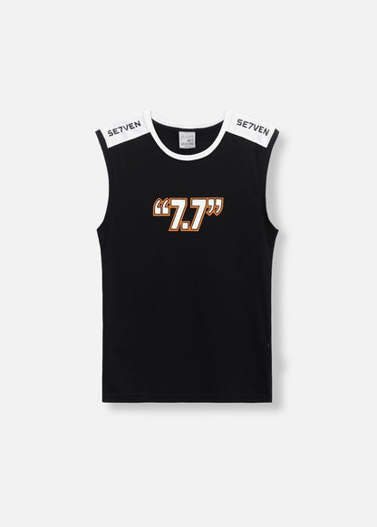 Áo Thun 3 Lỗ Áo Thun Seventy Seven 14 Đen