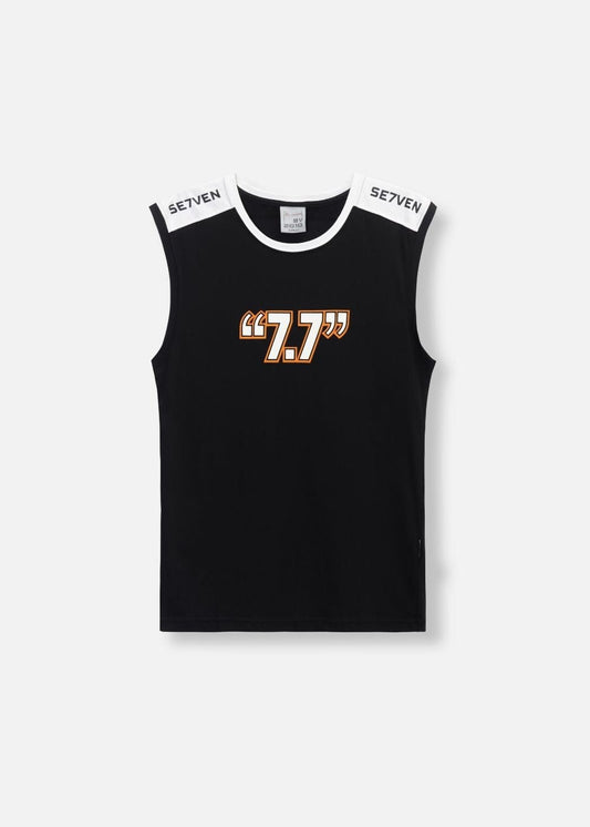 Áo Thun 3 Lỗ Áo Thun Seventy Seven 14 Đen