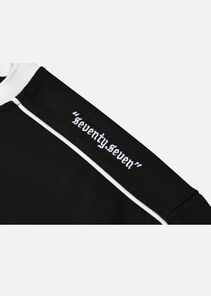 Áo Thun Cổ Tròn Tay Ngắn Áo Thun Seventy Seven 41 Đen
