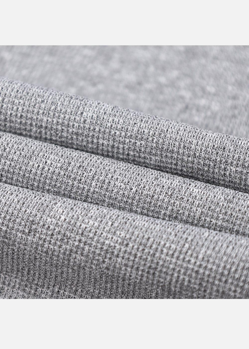 Áo Thun Waffle Co Giãn Seventy Seven 41 Xám - YaMe.vn