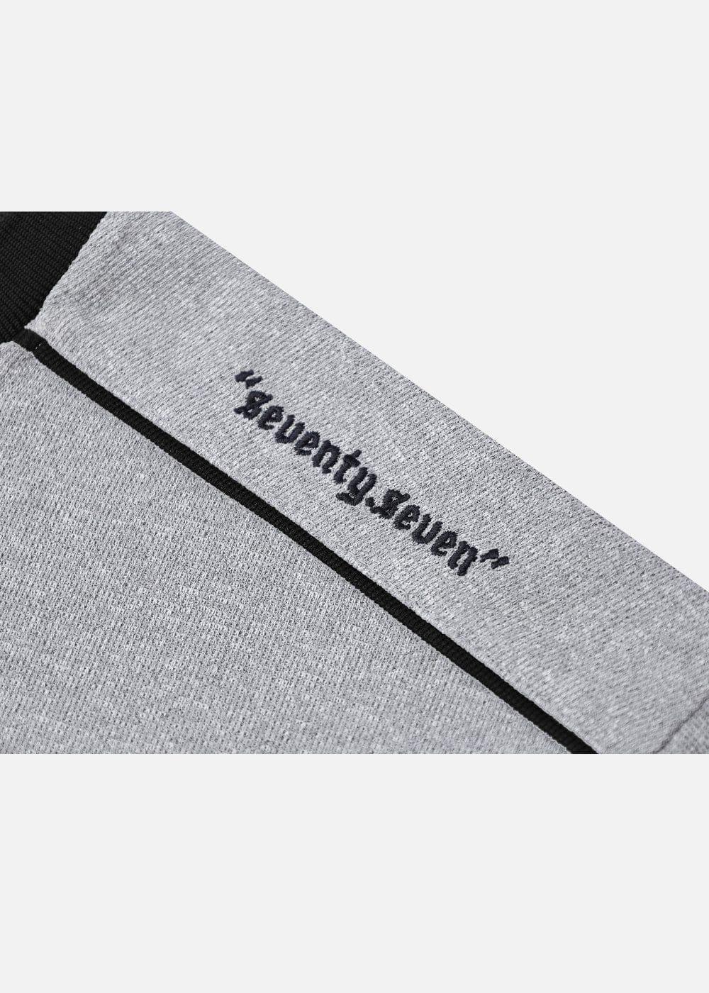 Áo Thun Waffle Co Giãn Seventy Seven 41 Xám - YaMe.vn