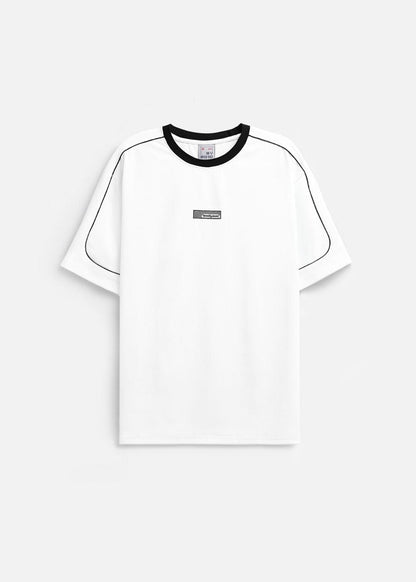 Áo Thun Cổ Tròn Tay Ngắn Áo Thun Seventy Seven 42 Trắng