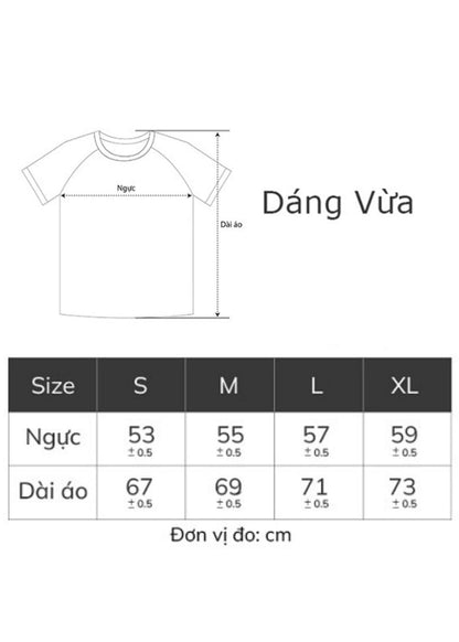 Áo Thun Cổ Tròn Tay Ngắn Áo Thun Seventy Seven 46 Trắng