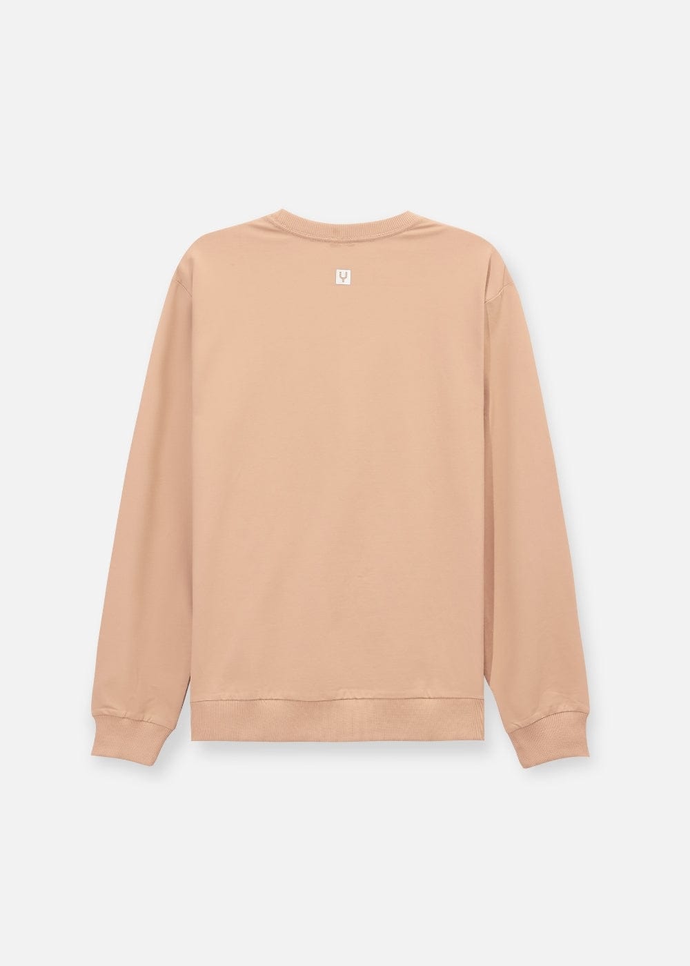 Áo Thun Cổ Tròn Tay Dài Áo Thun Sweater Cotton No Style M18 Nâu