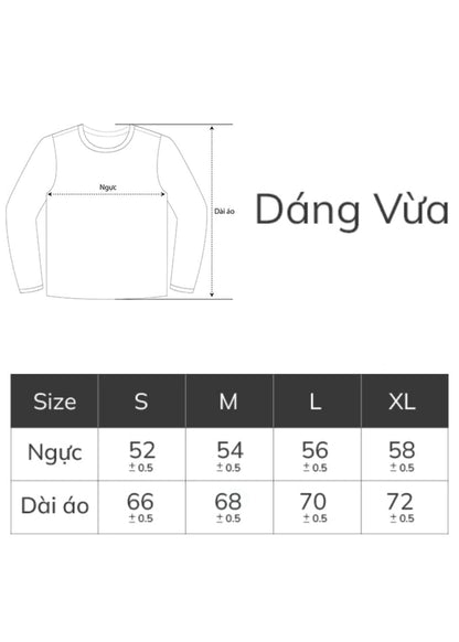 Áo Thun Cổ Tròn Tay Dài Áo Thun Sweater Cotton No Style M18 Xanh Ngọc