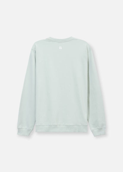 Áo Thun Cổ Tròn Tay Dài Áo Thun Sweater Cotton No Style M18 Xanh Ngọc