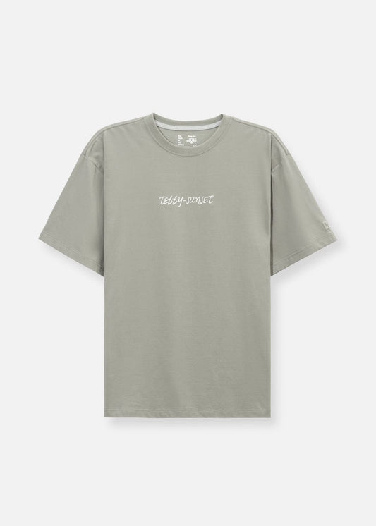 Áo Thun Cổ Tròn Tay Ngắn Áo Thun Tay Ngắn Cotton No Style 11 Xám