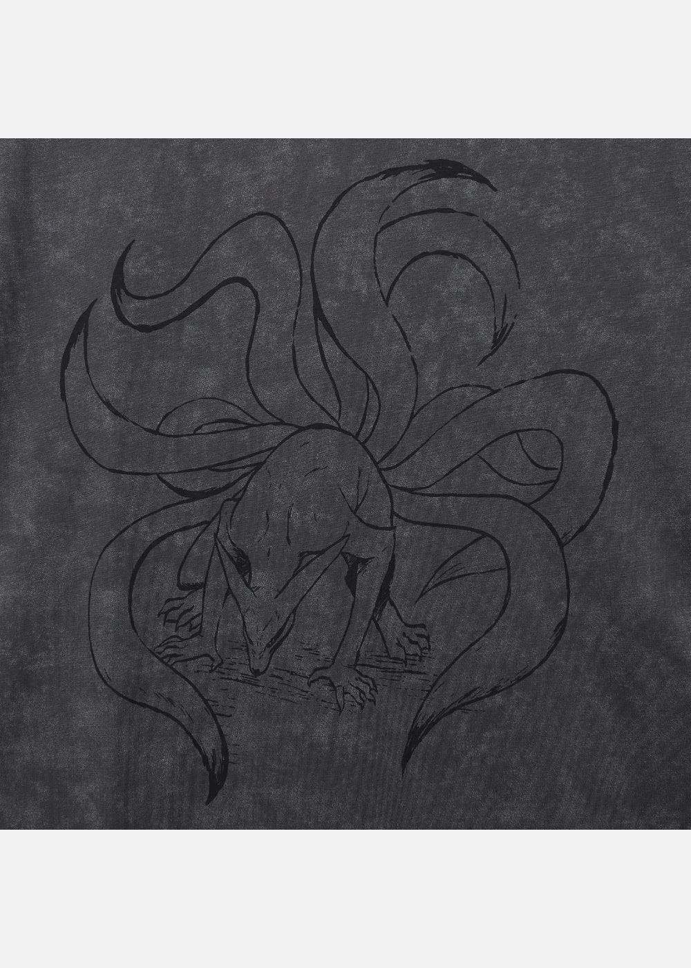 Áo Thun Cổ Tròn Tay Ngắn Áo Thun Tay Ngắn Vải Batik Thoáng Mát Naruto 03 Xám
