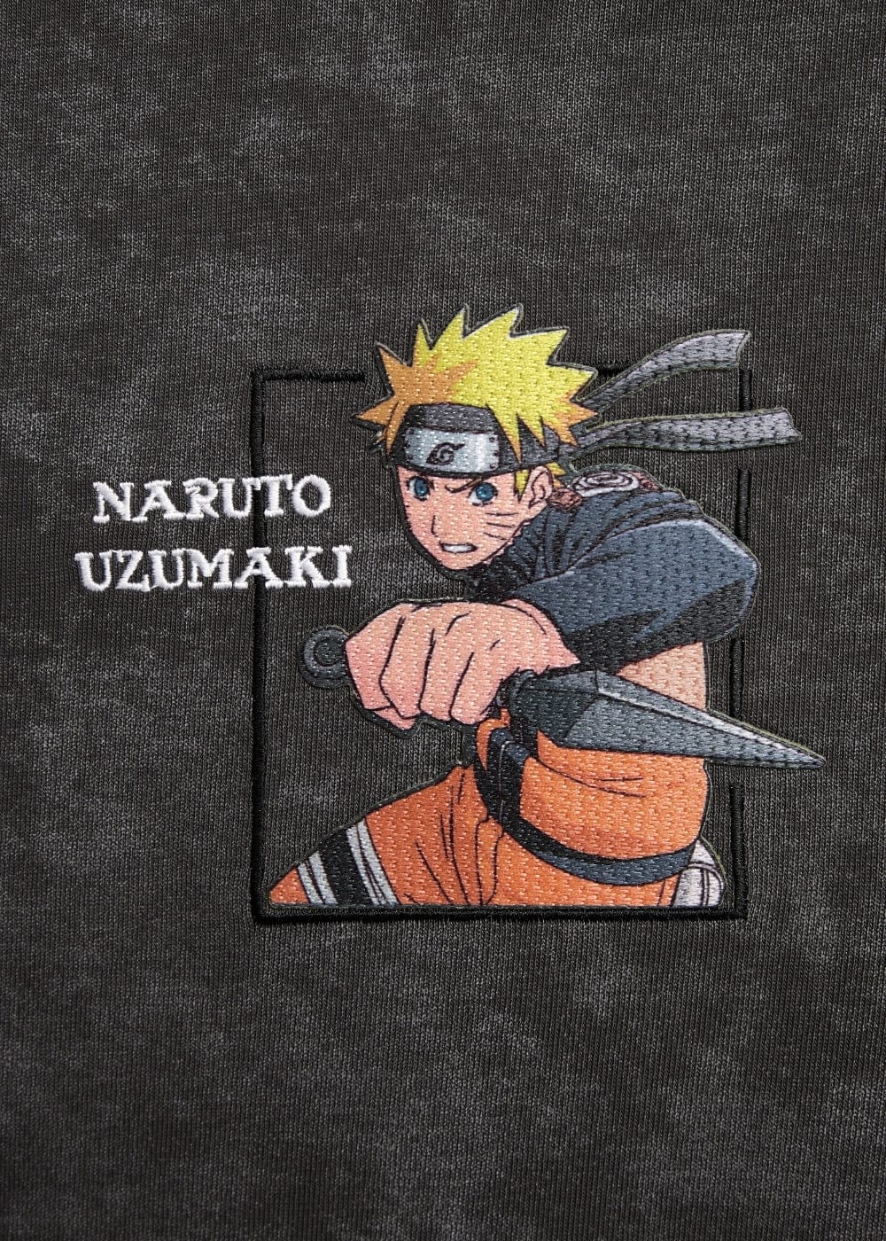 Áo Thun Cổ Tròn Tay Ngắn Áo Thun Tay Ngắn Vải Batik Thoáng Mát Naruto 09 Xám