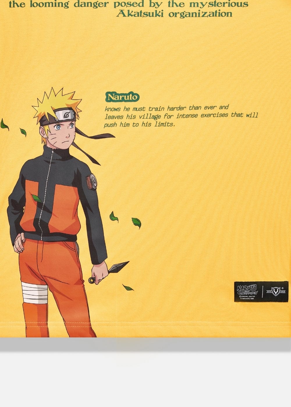 Áo Thun Cổ Tròn Tay Ngắn Áo Thun Tay Ngắn Vải Thermo Mesh Thoáng Mát Naruto 02 Vàng