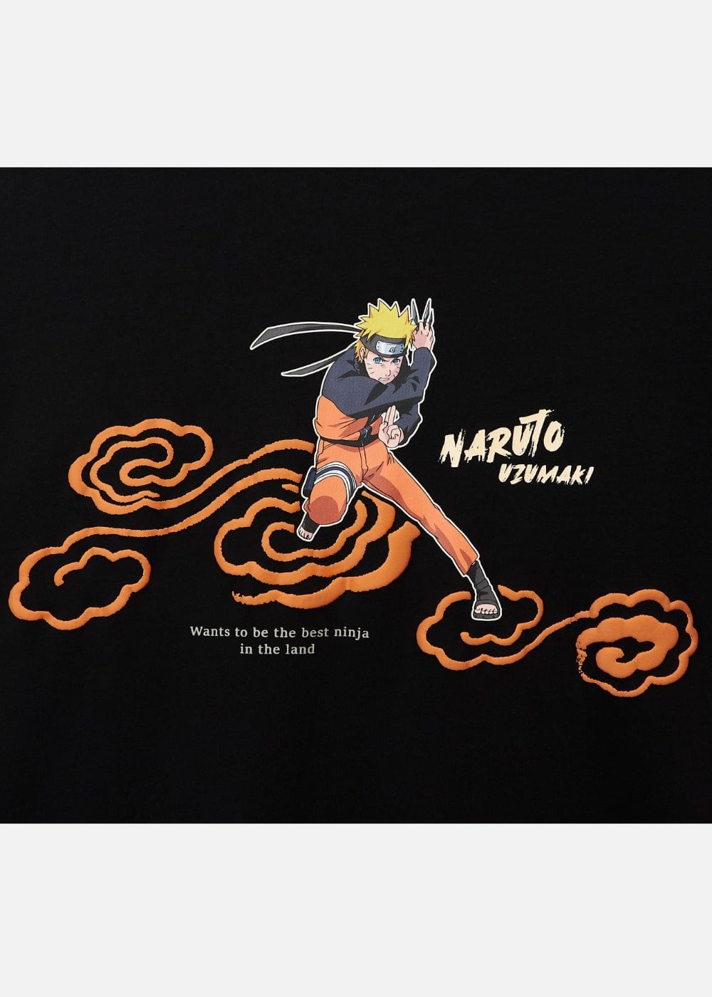 Áo Thun Cổ Tròn Tay Ngắn Áo Thun Tay Ngắn Vải Thermo Mesh Thoáng Mát Naruto 05 Đen