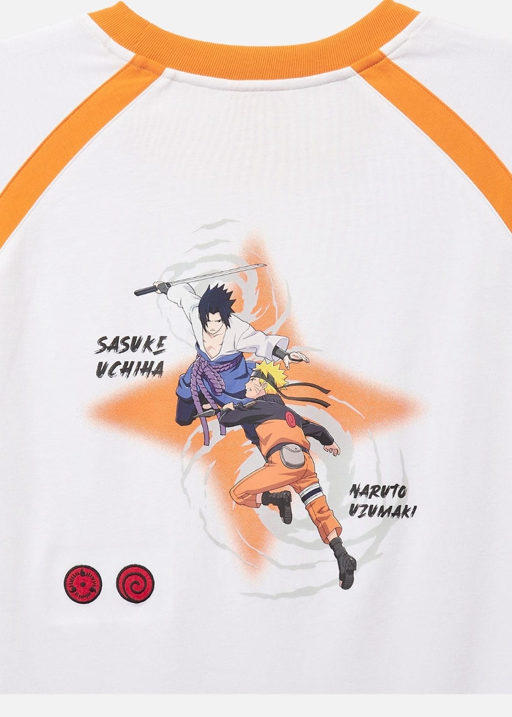 Áo Thun Cổ Tròn Tay Ngắn Áo Thun Tay Ngắn Vải Thermo Mesh Thoáng Mát Naruto 10 Trắng