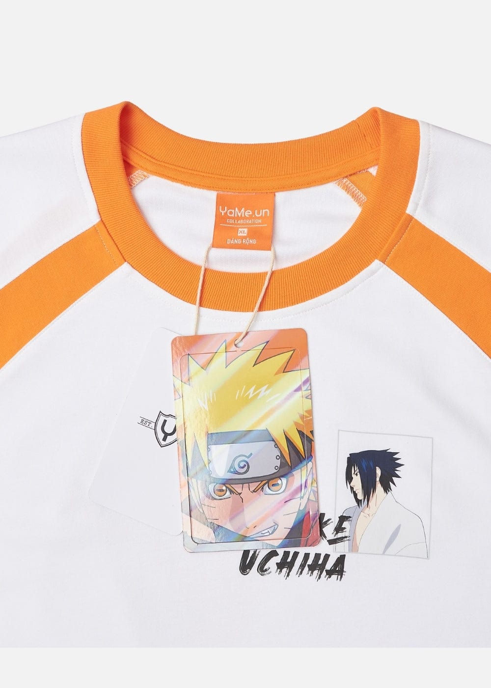Áo Thun Cổ Tròn Tay Ngắn Áo Thun Tay Ngắn Vải Thermo Mesh Thoáng Mát Naruto 10 Trắng
