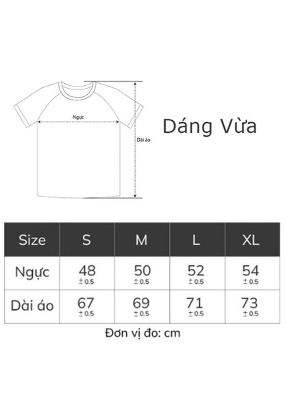 Áo Thun Cổ Tròn Tay Ngắn Áo Thun The Beginner M002 Xanh Xám