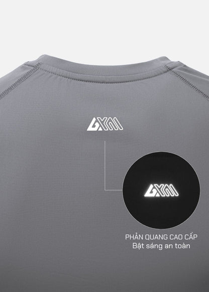 Áo Thun Cổ Tròn Tay Ngắn Áo Thun The Trainer 003 Xám