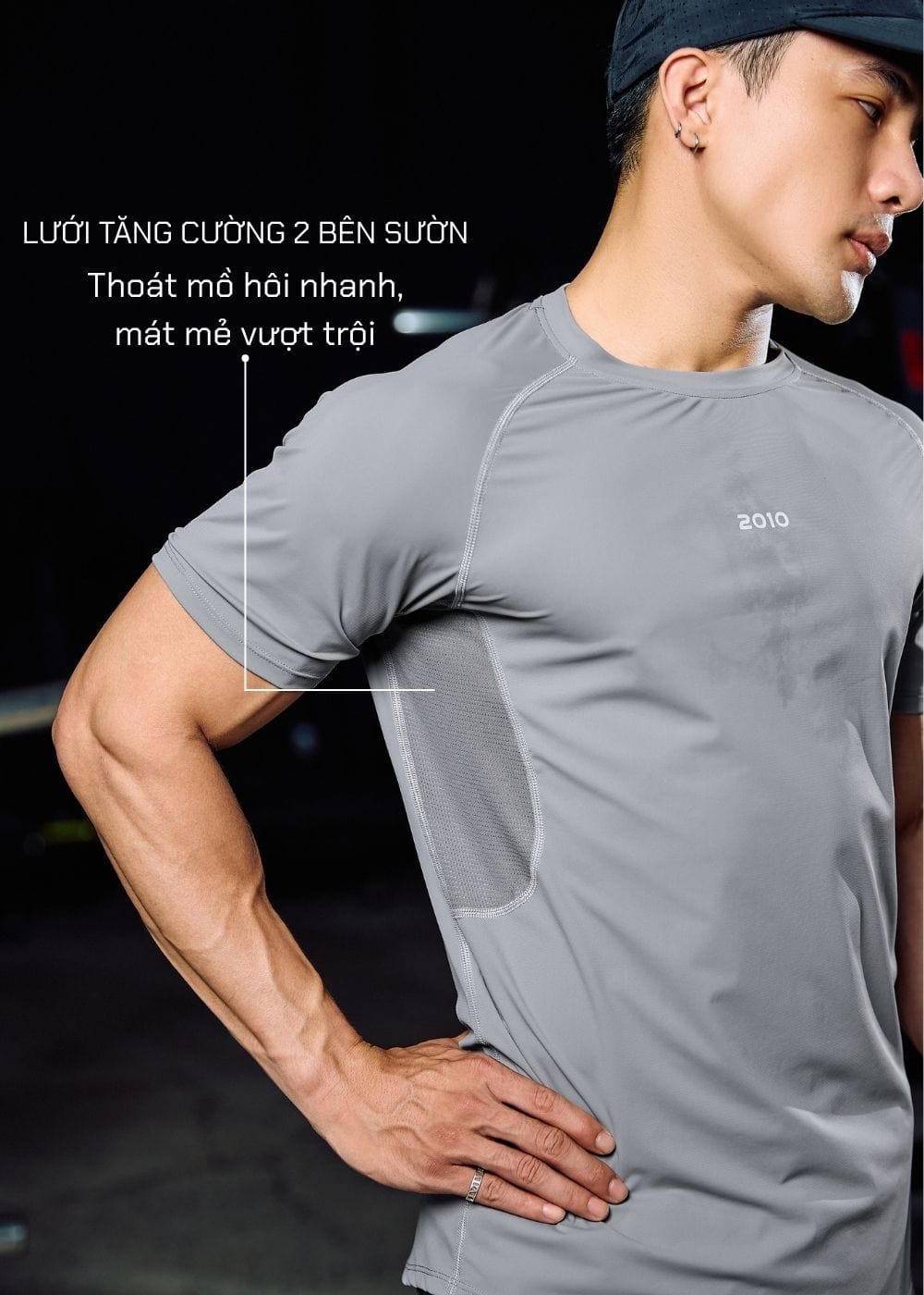 Áo Thun Cổ Tròn Tay Ngắn Áo Thun The Trainer 003 Xám