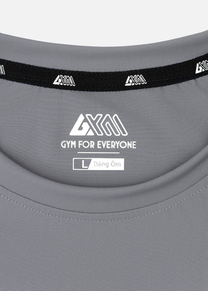 Áo Thun Cổ Tròn Tay Ngắn Áo Thun The Trainer 003 Xám