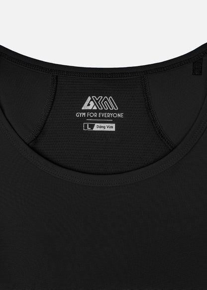 Áo Thun 3 Lỗ Áo Thun The Trainer 009 Đen