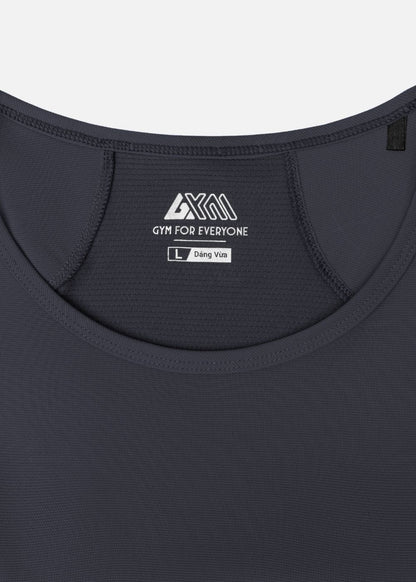 Áo Thun 3 Lỗ Áo Thun The Trainer 009 Xám Đậm