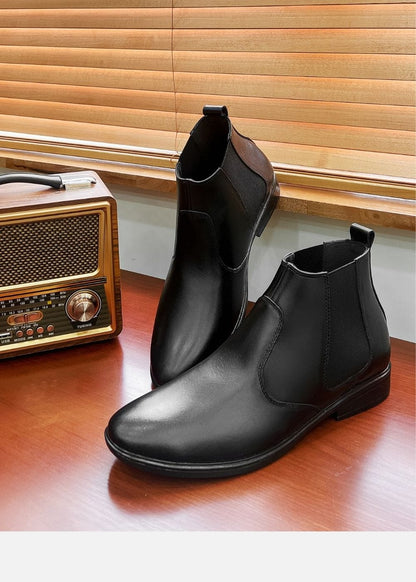 Giày Tây Cột Dây Da Thật Giày Real Leather 01 Đen