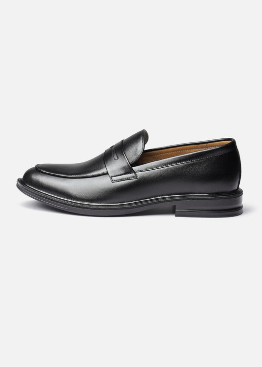 Giày Tây Cột Dây Da Thật Giày Real Leather 02 Đen