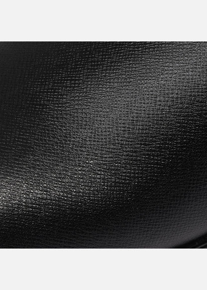 Giày Tây Cột Dây Da Thật Giày Real Leather 04 Đen