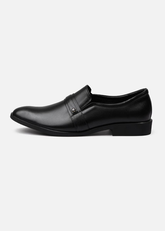 Giày Tây Cột Dây Da Thật Giày Real Leather 05 Đen