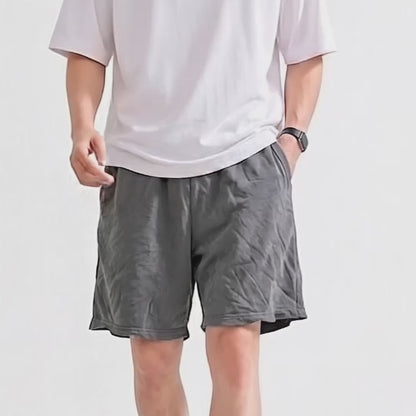 Quần Đùi Easy Pant Anti-UV™ Lưng Thun Chống Nắng Bề Mặt Mướt Tay Nhanh Khô Non Branded 057 Màu Nâu Nhạt Dáng Vừa Vặn F3