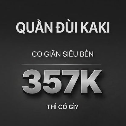 Quần Đùi Kaki DurableTex™ Dây Rút Ẩn Tự Thu Nhỏ Vòng Lưng The Weekend 030 Màu Xanh Dương Đậm Dáng Rộng Rãi F4