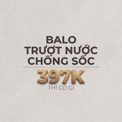 Balo Essential Trượt Nước Đai Gắn Vali #Y2010 005 Màu Đen