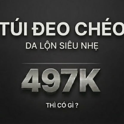 Túi Messenger Vải Da Mềm Mượt Ngăn Rộng 2 Lớp Khóa #Y2010 238 Màu Nâu