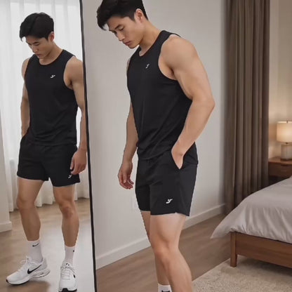 Quần Đùi Easy Pant IceVibes™ Mặc Mát Lạnh Đáy May Mở Rộng Thông Minh The Minimalist 012 Màu Nâu Đậm Dáng Vừa Vặn F3