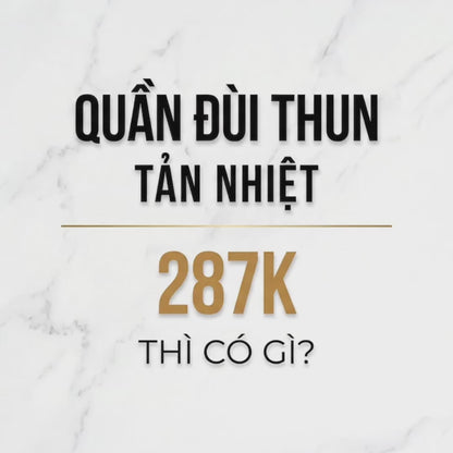 Quần Đùi Thun Giải Nhiệt Tức Thì IceVibes™ Thoát Mồ Hôi Nhanh The Minimalist 020 Màu Đen Dáng Ôm Vừa F2