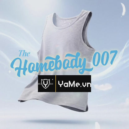 Áo Thun Tank Top AirDry™ Ôm Gọn Cơ Vải Êm Da Tản Nhiệt Tốt The Homebody 007 Màu Đen Dáng Ôm Vừa F2