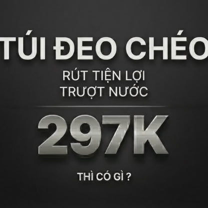 Túi Đeo Chéo Cross Bag Trượt Nước #Y2010 225 (35x28x17) Màu Đen