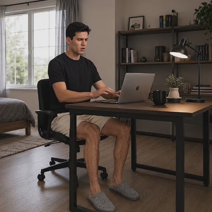Quần Đùi Easy Pant AirDry™ Mặc Nhà Vải Mỏng Nhẹ Thiết Kế Đáy Chữ U Thoải Mái The Homebody 005 Màu Xám Dáng Rộng Rãi F4