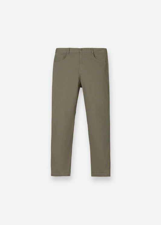 Quần Kaki Quần Dài Non Branded 32 Xanh Rêu