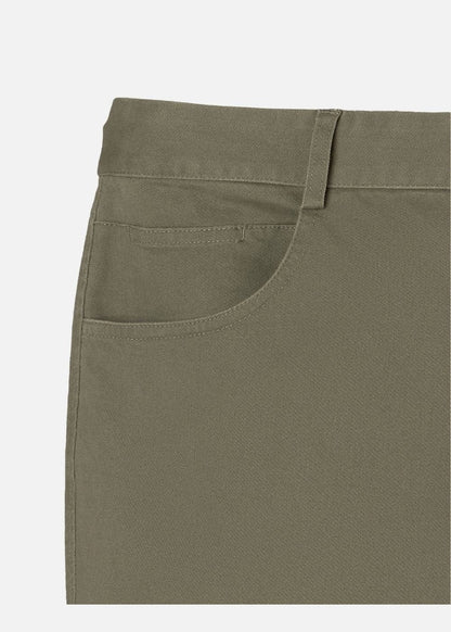 Quần Kaki Quần Dài Non Branded 32 Xanh Rêu