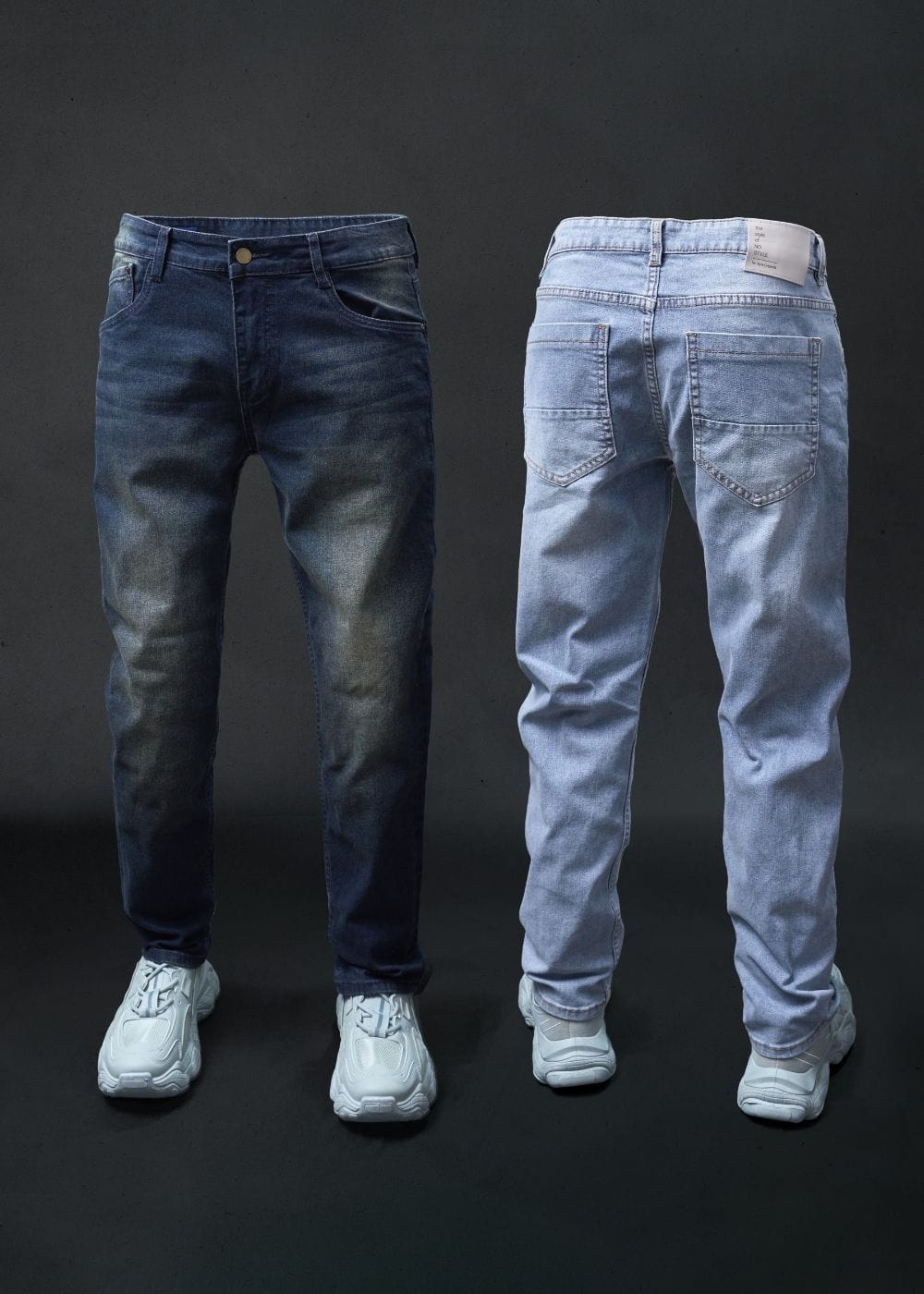 Quần Jean SlimFit Quần Jean No Style M100 Xanh Đậm