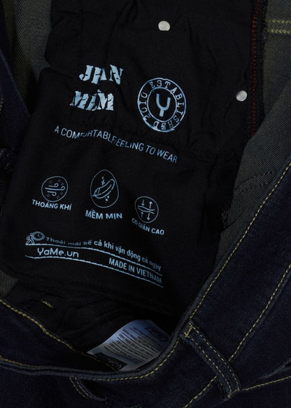 Quần Jeans Straight Quần Jean The Original 01 Xanh Đen