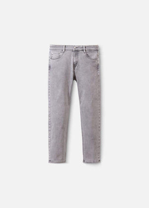 Quần Jeans Slim Fit FlexFit™ Tôn Dáng Chân Wash Nhẹ Co Giãn Đa Chiều The Original 028 Màu Xám Dáng Ôm Vừa F2